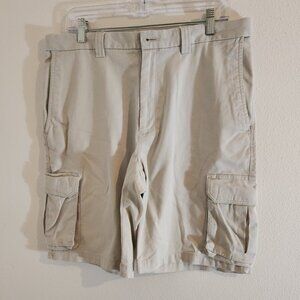 mens cargo shorts adjustable waist Sz 38
